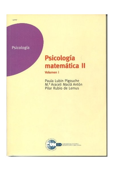 Psicología Matemática II (Problemas resueltos). Volumen III.